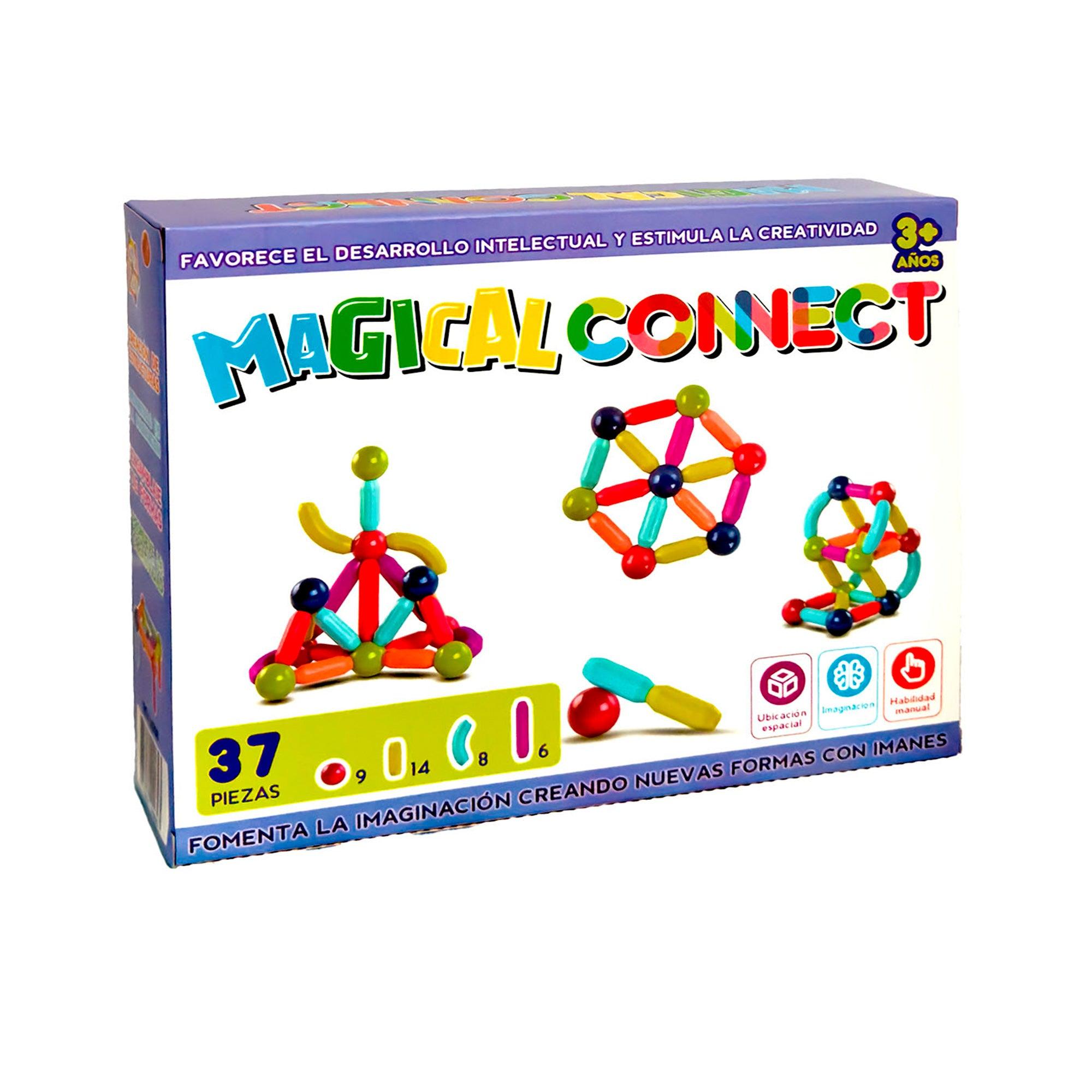 JUEGO MAGNÉTICO MAGICAL MAGNETS M208 MAGICAL CONNECT 37 PIEZAS - 1