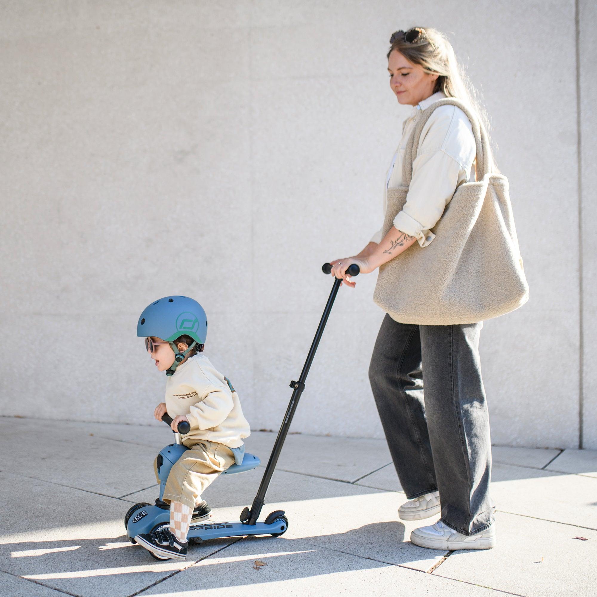 SCOOTER HIGHWAYKICK 1 PUSH AND GO STEEL SCOOT AND RIDE - 8