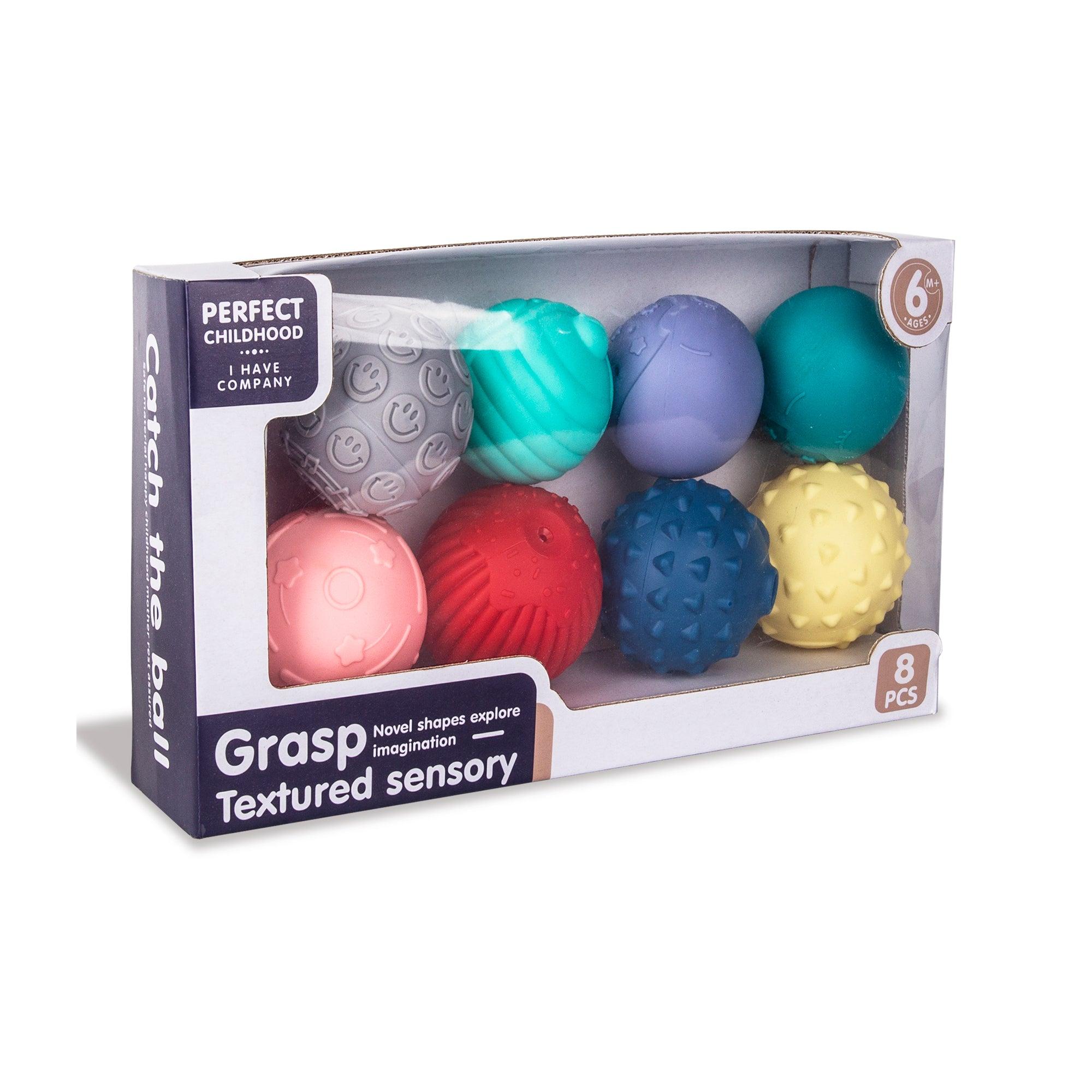 PELOTAS SENSORIALES PASTEL 8 PIEZAS - 1