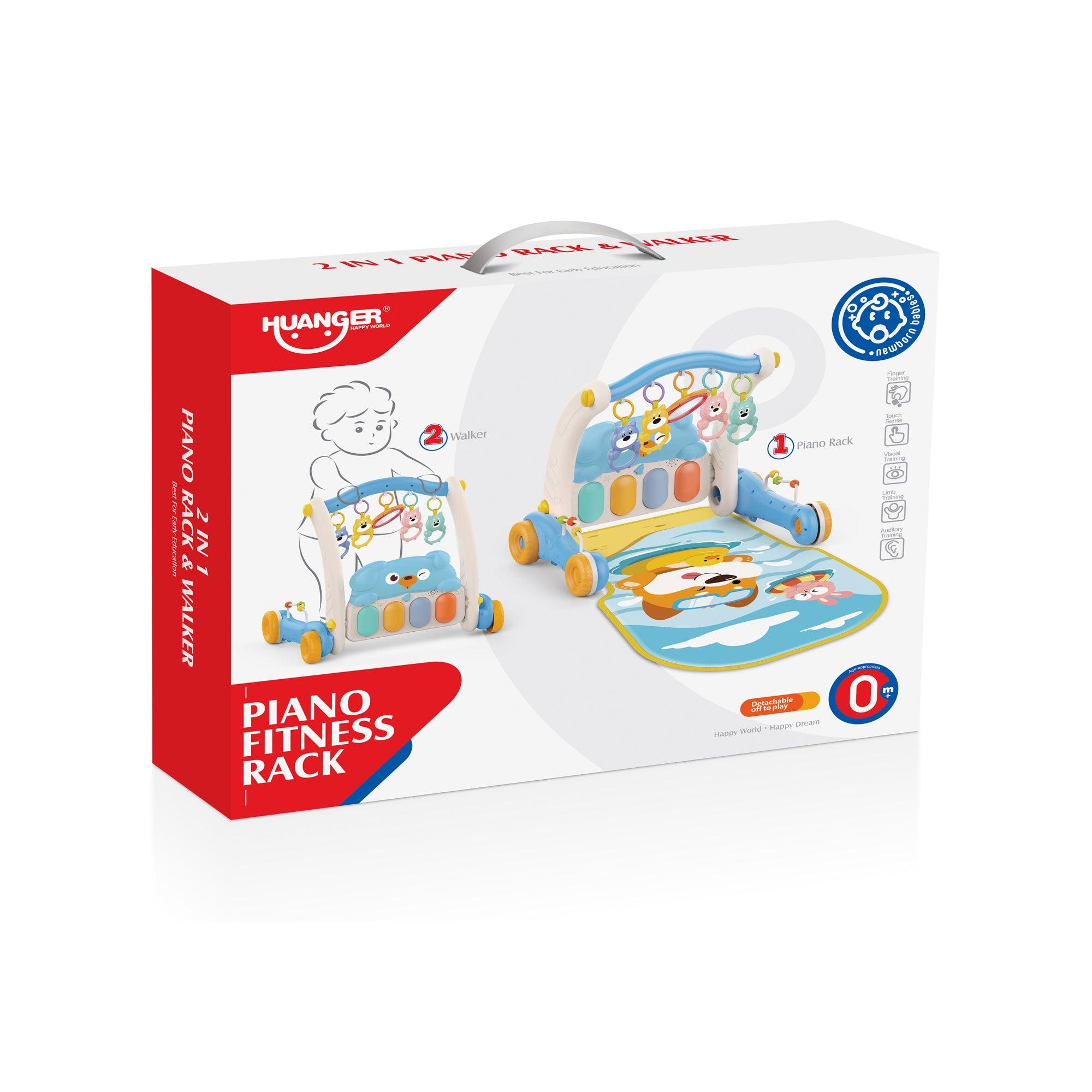 GIMNASIO Y ANDADOR INFANTIL CELESTE - HUANGER - 1
