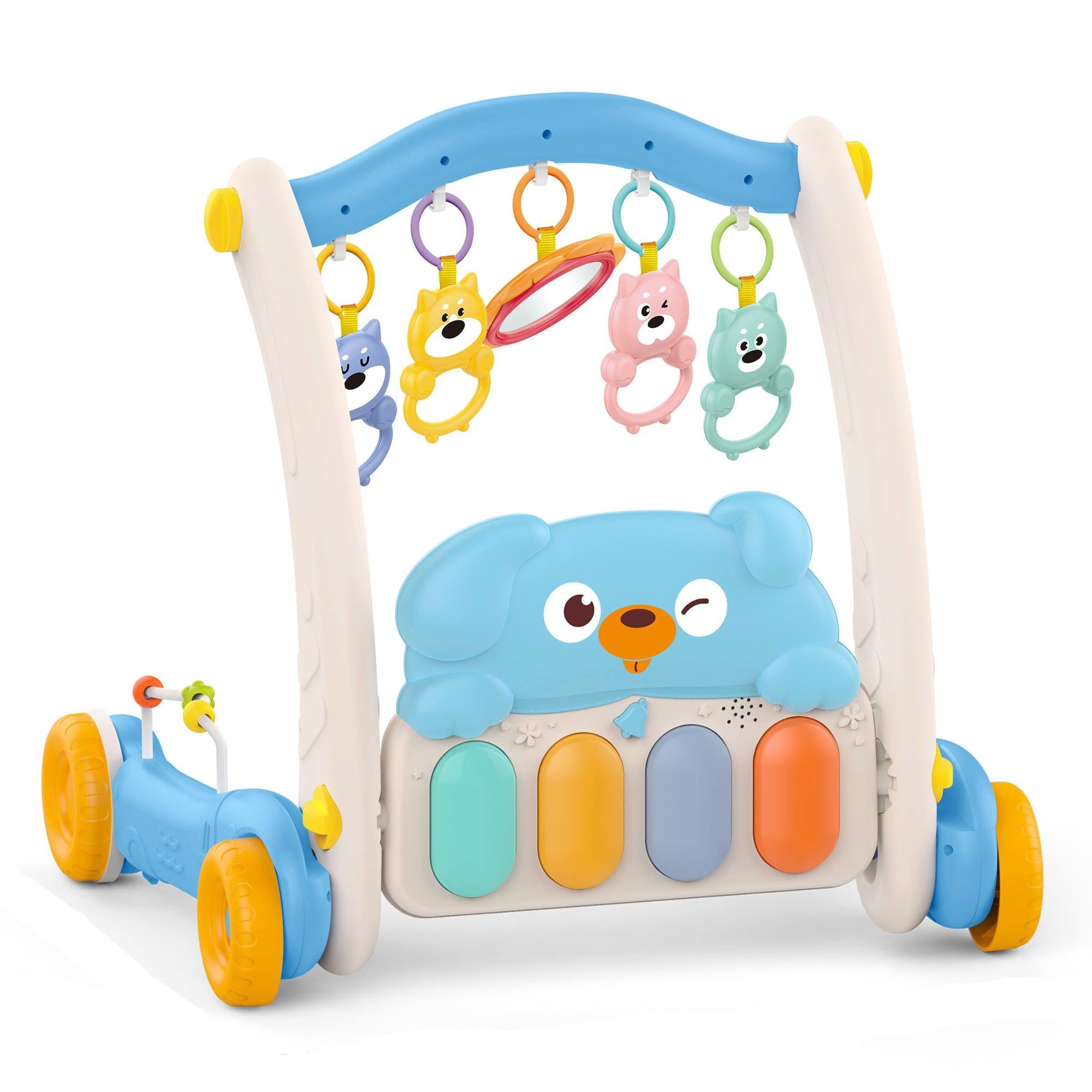 GIMNASIO Y ANDADOR INFANTIL CELESTE - HUANGER - 3