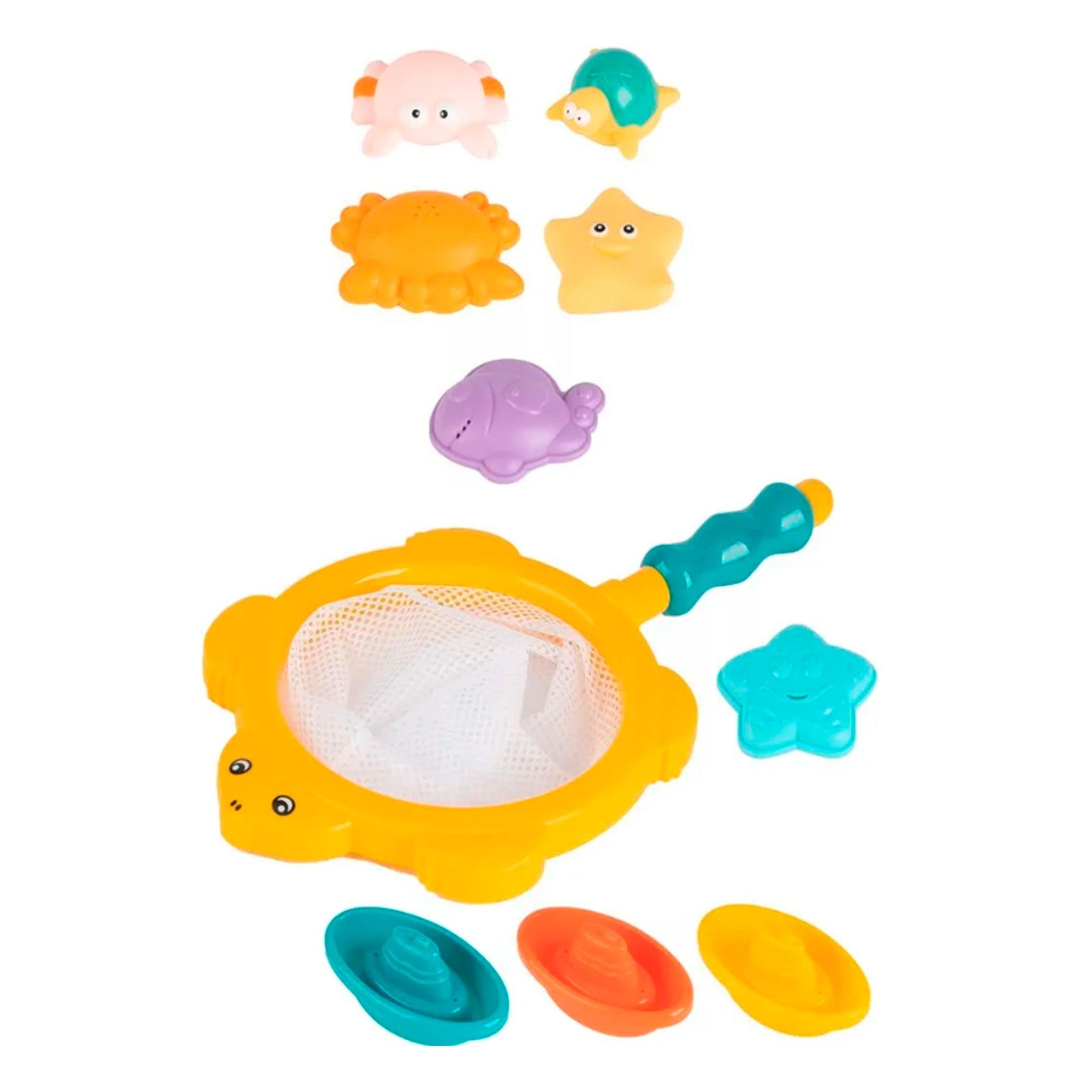 JUEGO DE AGUA PARA BAÑO PESCA ESTRELLA 10 PIEZAS - HUANGER - 2