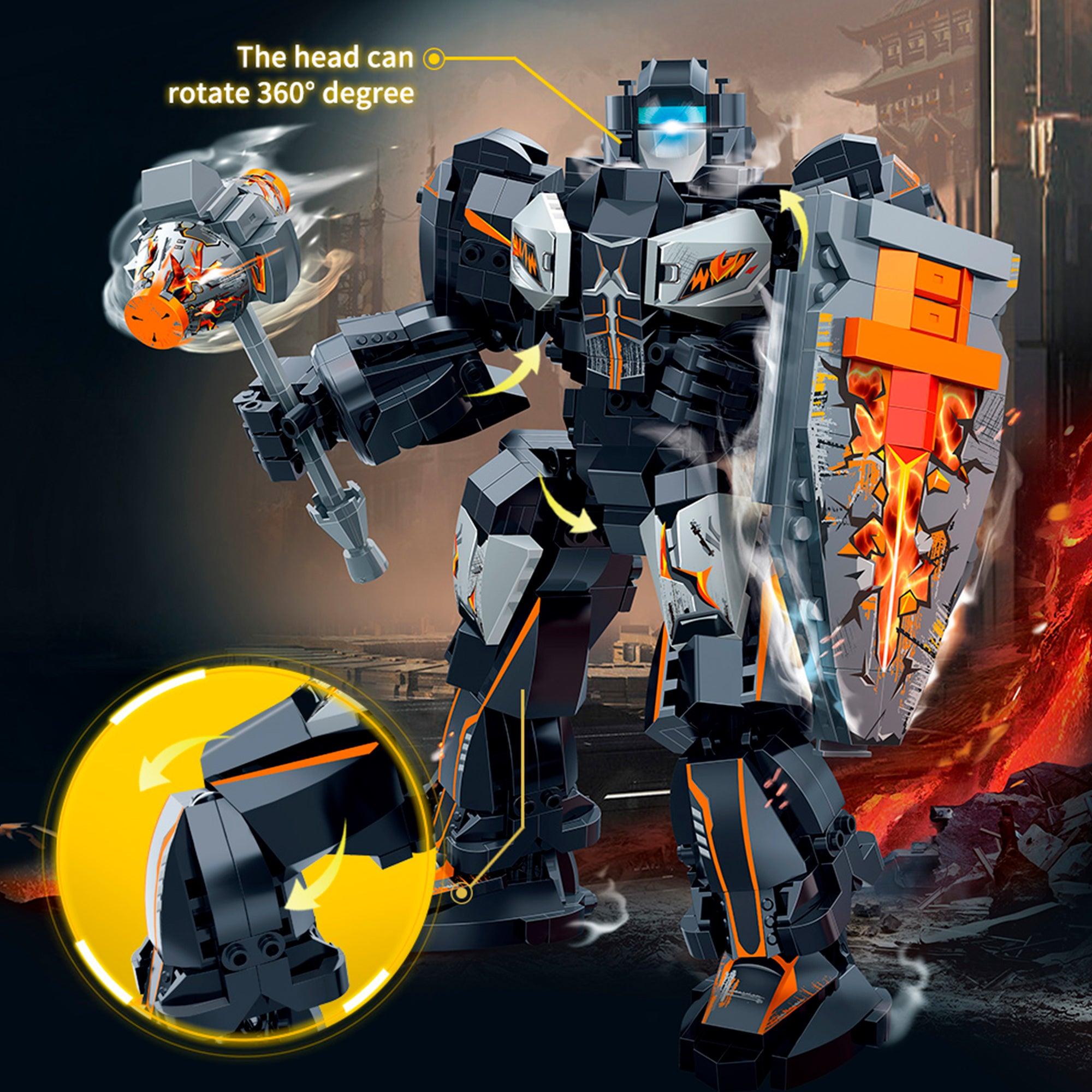 SET DE BLOQUES ROBOT FUTURE MECH WARRIOR SENSE GRIS - BANBAO - 5