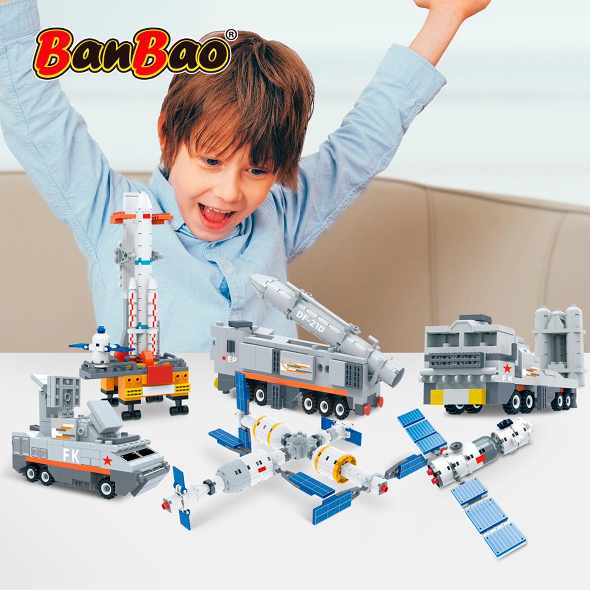 SET DE BLOQUES DE CONSTRUCCIÓN PILARES AEROESPACIALES 151 PIEZAS BANBAO - 5