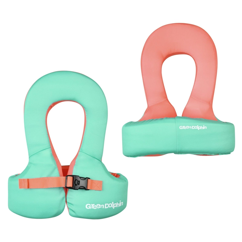 CHALECO FLOTADOR INFANTIL GREEN LOCK VERDE AGUA GREEN DOLPHIN - 3