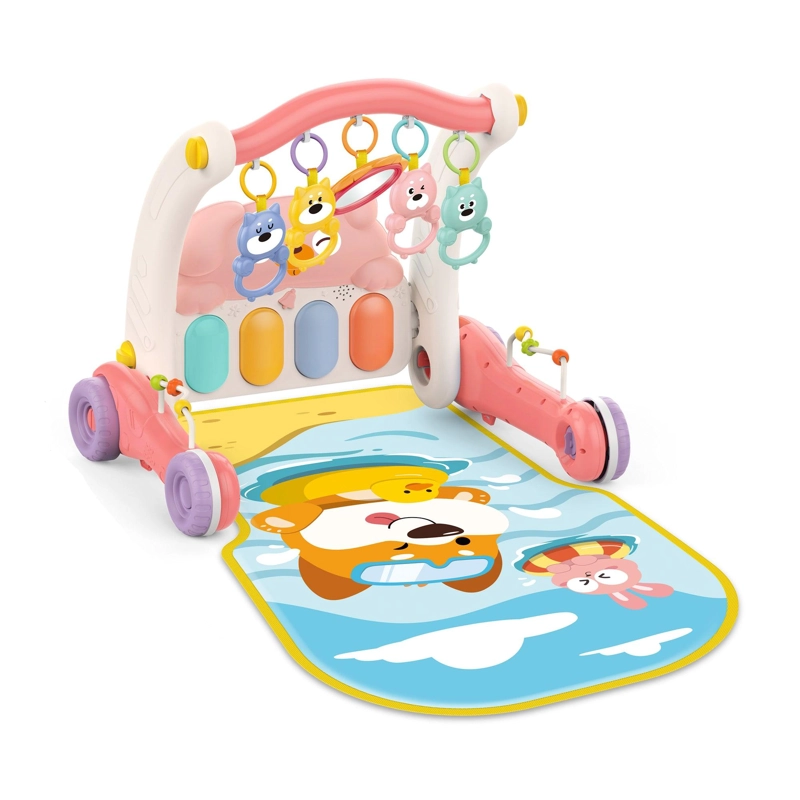 GIMNASIO Y ANDADOR INFANTIL ROSADO - HUANGER - 2