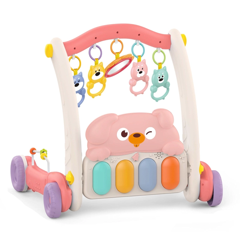 GIMNASIO Y ANDADOR INFANTIL ROSADO - HUANGER - 3