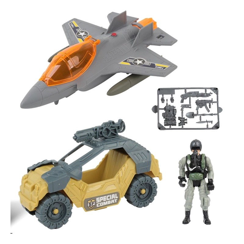VEHICULO COMBATE AVION GRIS SPECIAL COMBAT - 2