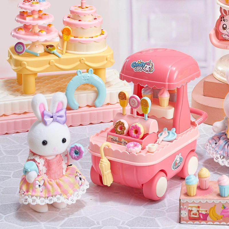 SET DE CONEJOS CON ACCESORIOS ESCENARIOS DREAMY - 2