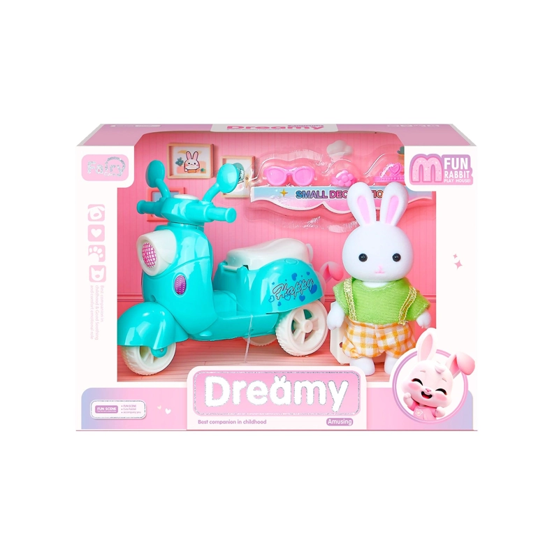 SET MOTO CONEJO DREAMY - 1
