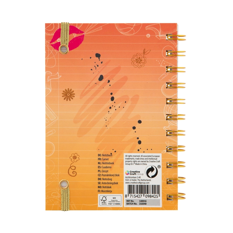 CUADERNO NARANJO BESTIES - 3