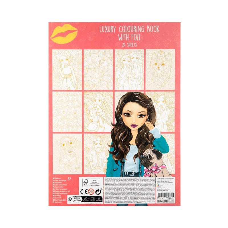 LIBRO PARA PINTAR DE LUJO BESTIES - 3