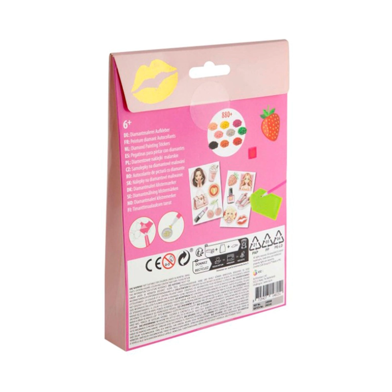 STICKERS PINTURA DE DIAMANTES ROJO BESTIES - 2