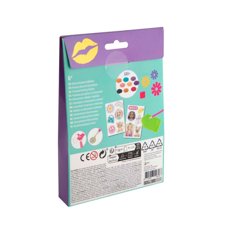 STICKERS PINTURA DE DIAMANTES VERDE BESTIES - 2