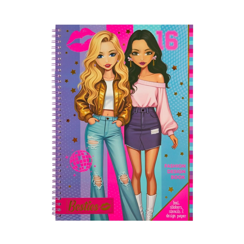 LIBRO DE DISEÑOS DE MODA ROPA BESTIES - 1