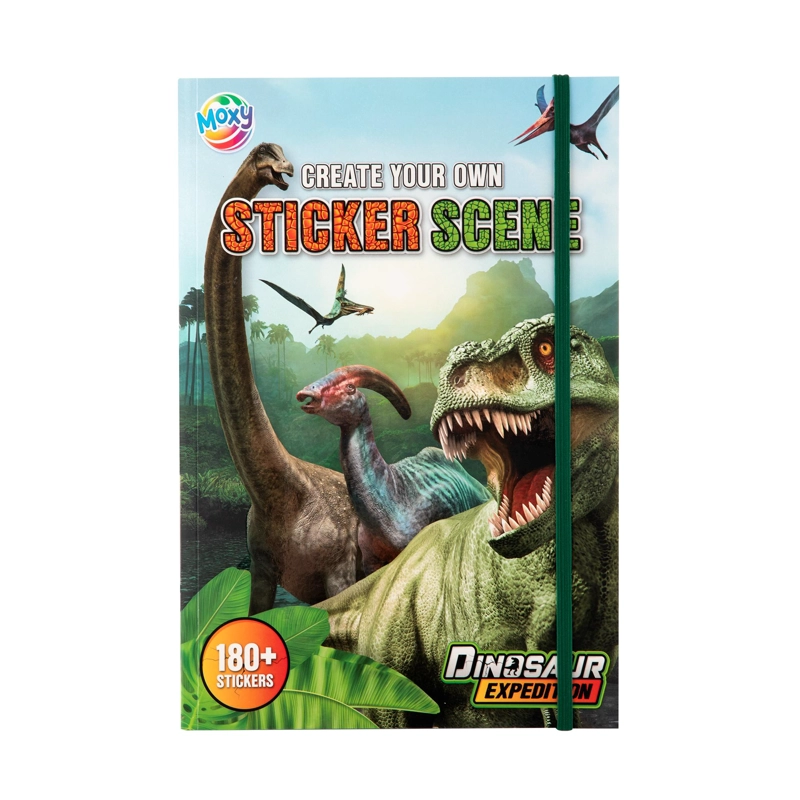 CREA TU PROPIA ESCENA DE STICKERS DINOSAURIO DINOSAUR EXPEDITION - 1