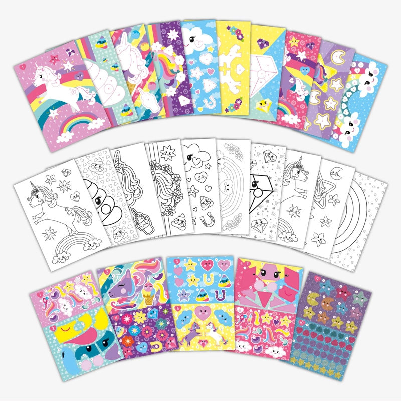 STICKER POR NUMEROS UNICORNIO TOTUM - 3