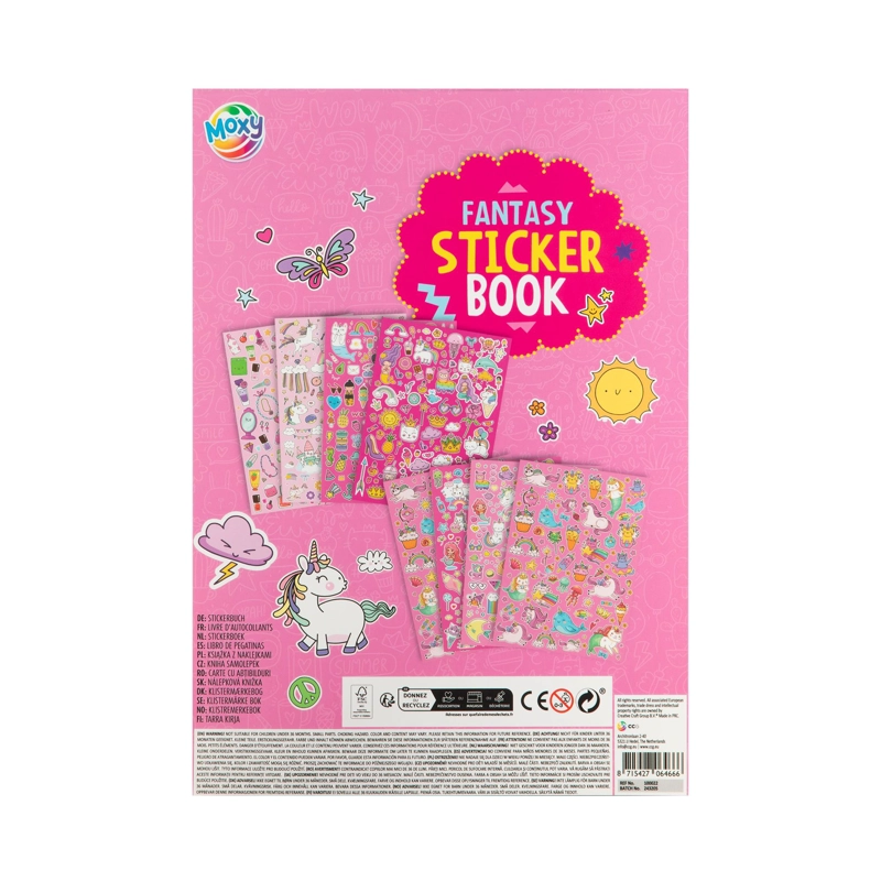 LIBRO DE STICKERS UNICORNIO MOXY - 2