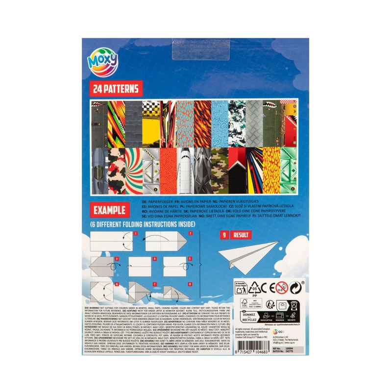 HAZ TU PROPIO AVION DE PAPEL MOXY - 3