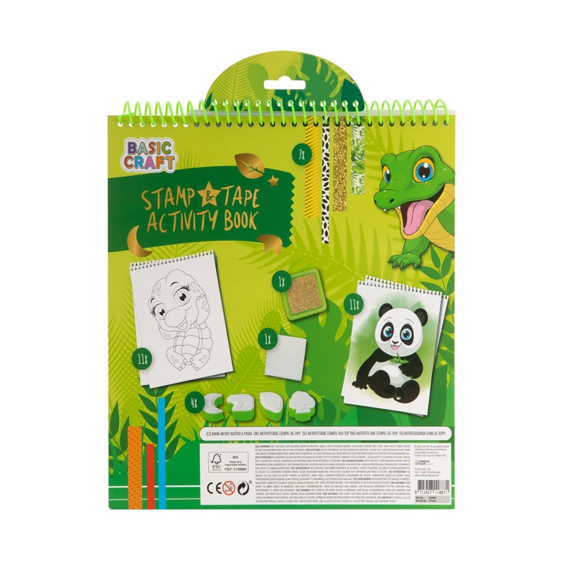 LIBRO DE ACTIVIDADES CON CINTA ADHESIVA TIGRE MOXY - 3