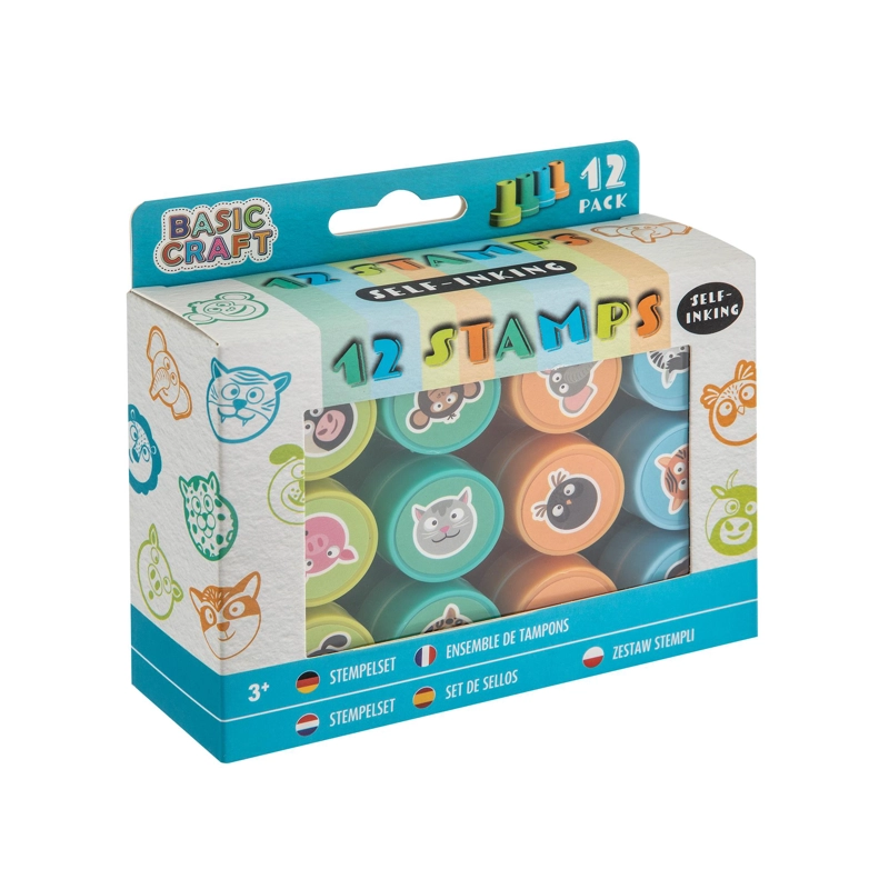 JUEGO DE TIMBRES CELESTE 12 PIEZAS MOXY - 1