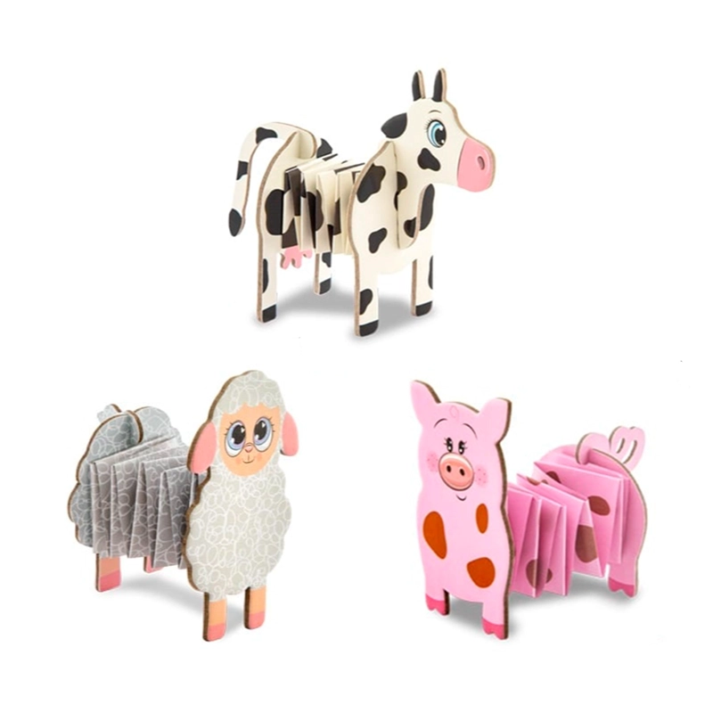ANIMALES DE PAPEL ACORDEON CERDO MOXY - 2