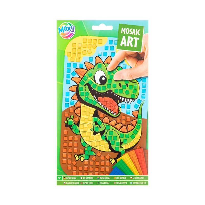 ARTE DE MOSAICO DINOSAURIO MOXY - 1