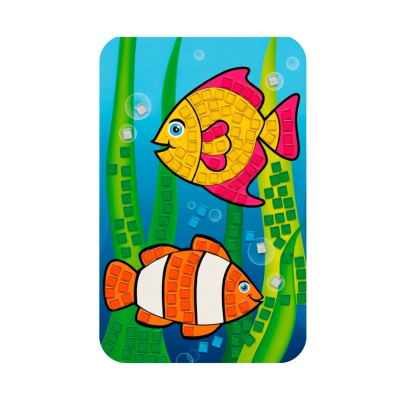 ARTE DE MOSAICO PECES MOXY - 2
