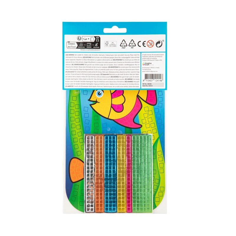 ARTE DE MOSAICO PECES MOXY - 3
