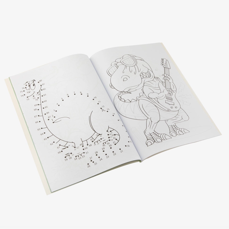 LIBRO DE PINTAR Y ACTIVIDADES DINOSAURIO MOXY - 2