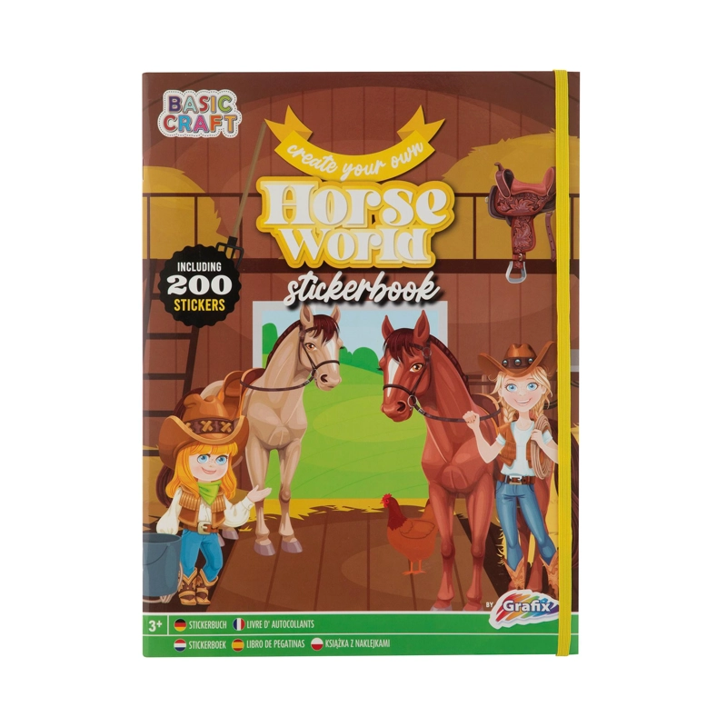 LIBRO STICKERS MUNDO DE CABALLOS MOXY - 1