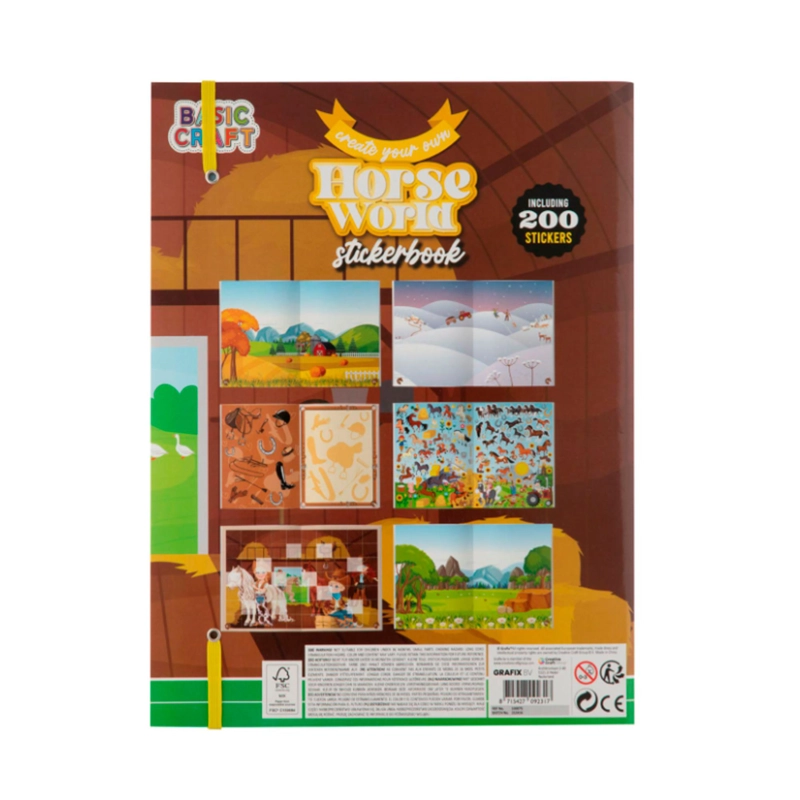 LIBRO STICKERS MUNDO DE CABALLOS MOXY - 2