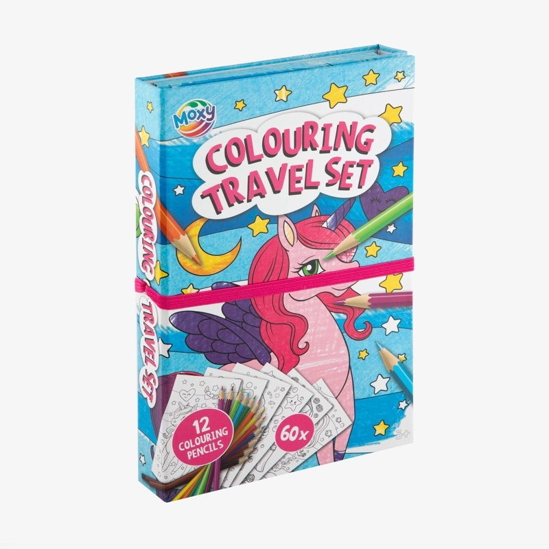 LIBRO ESTUCHE DE VIAJE UNICORNIO MOXY - 1