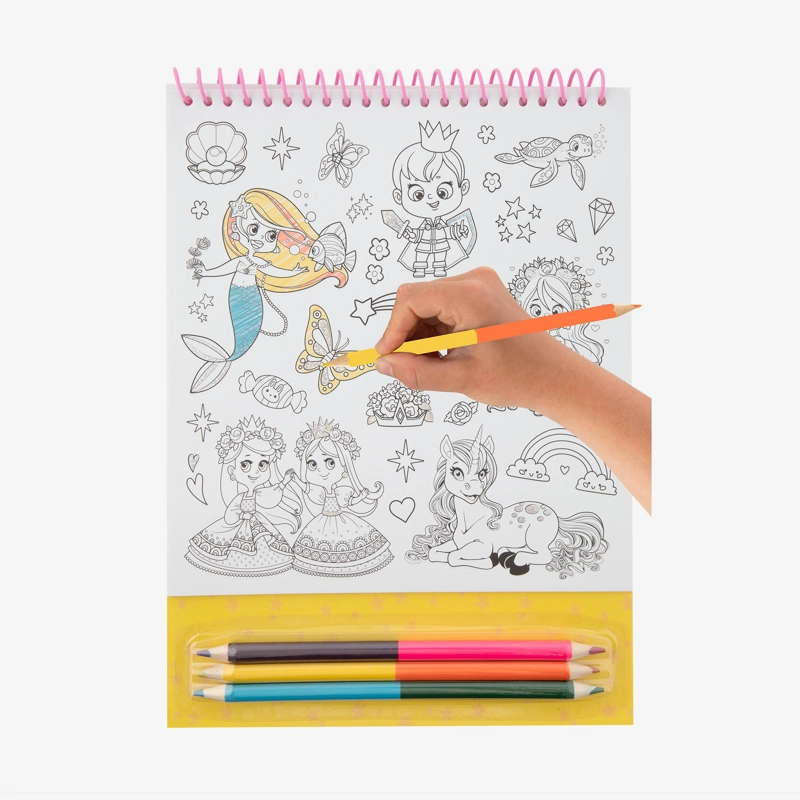 COLOREA TUS PROPIOS STICKERS ROSADO MOXY - 3
