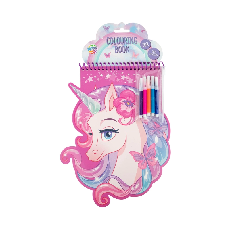 LIBRO PARA PINTAR UNICORNIO MOXY - 1