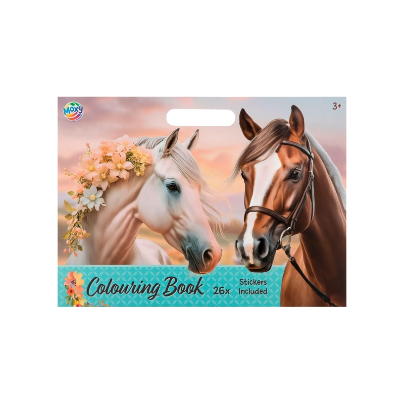 LIBRO DE PINTAR CABALLOS MOXY - 1