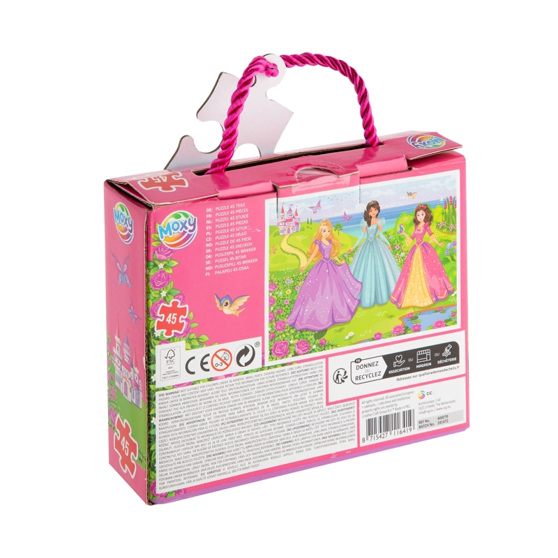 PUZZLE PRINCESAS 45 PIEZAS MOXY - 3