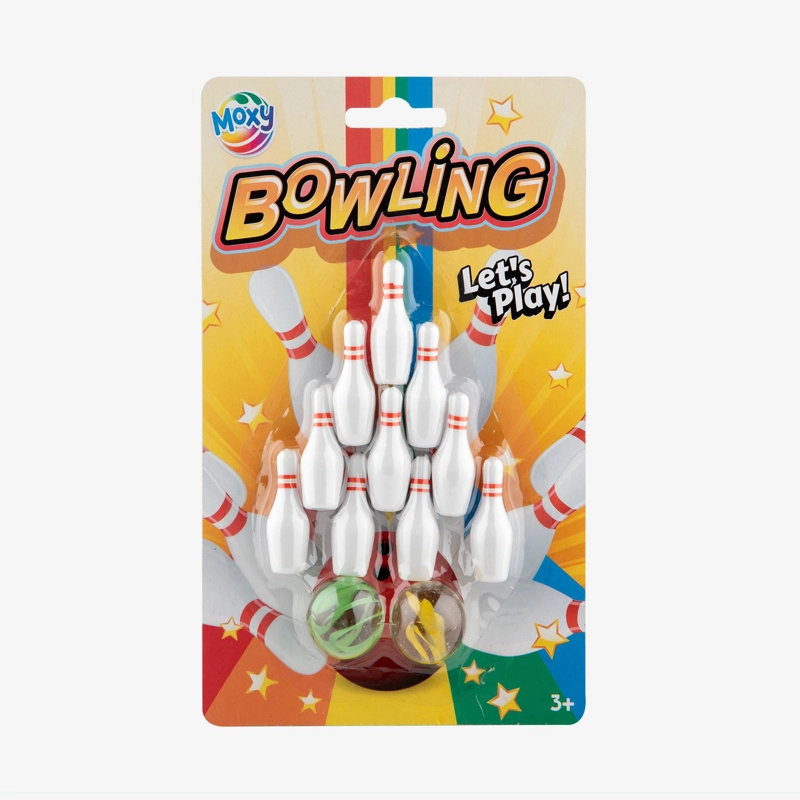 MINI SET DE BOWLING 12 PIEZAS MOXY