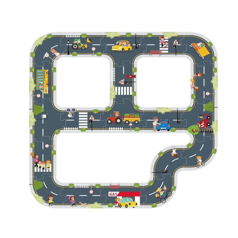 PUZZLE CARRETERA DE CIUDAD TOOKY TOY - 3