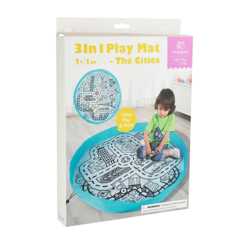 ALFOMBRA DE JUEGO 3 EN 1 CIUDADES TOOKY TOY - 6