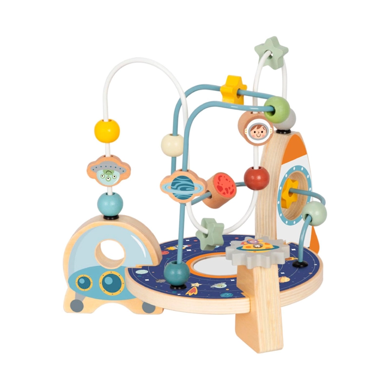 LABERINTO ESPACIAL DE MADERA TOOKY TOY - 4
