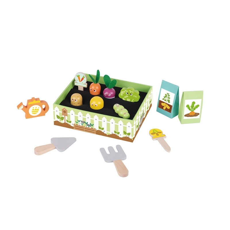 JUEGO DIDACTICO HUERTO DE MADERA TOOKY TOY - 1