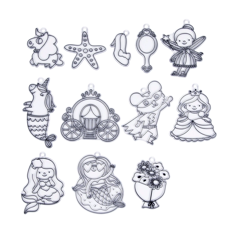KIT DE ARTE PARA VENTANAS MUNDO DE PRINCESAS 34 PIEZAS TOOKY TOY - 3