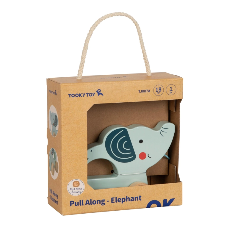 ELEFANTE DE MADERA PARA ARRASTRAR TOOKY TOY - 1