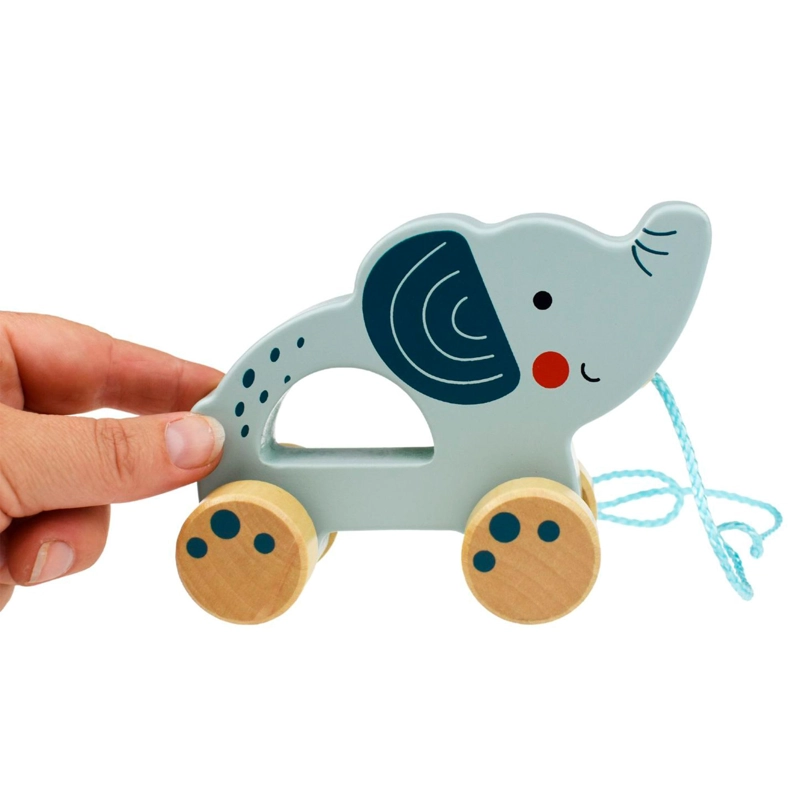 ELEFANTE DE MADERA PARA ARRASTRAR TOOKY TOY - 4