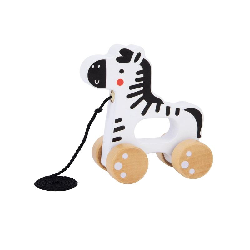 ZEBRA DE MADERA PARA ARRASTRAR  TOOKY TOY - 2