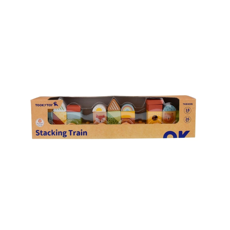 TREN APILABLE ANIMALES DEL  BOSQUE TOOKY TOY - 1