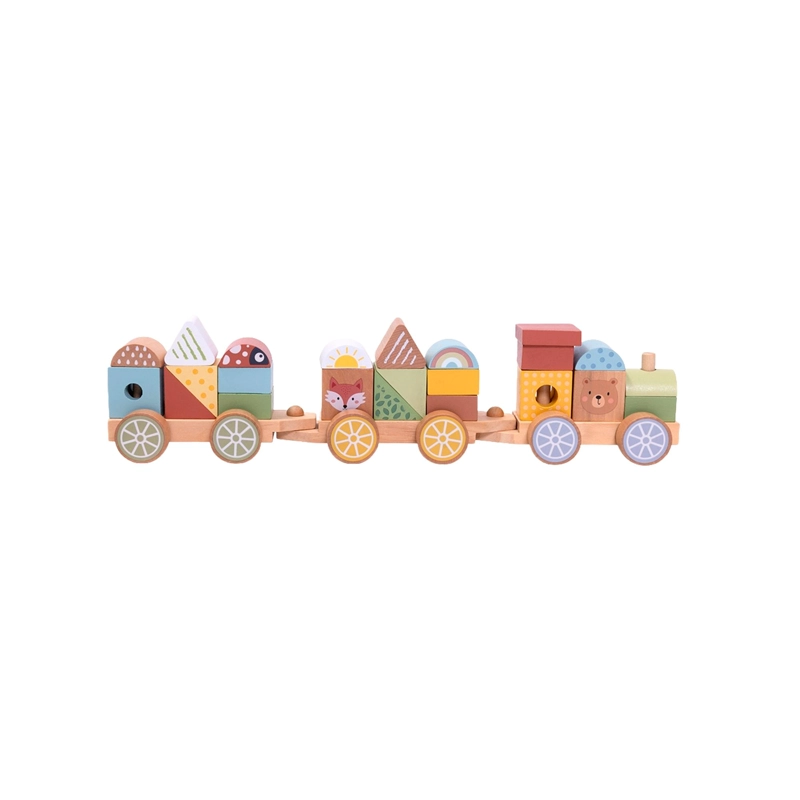 TREN APILABLE ANIMALES DEL  BOSQUE TOOKY TOY - 2