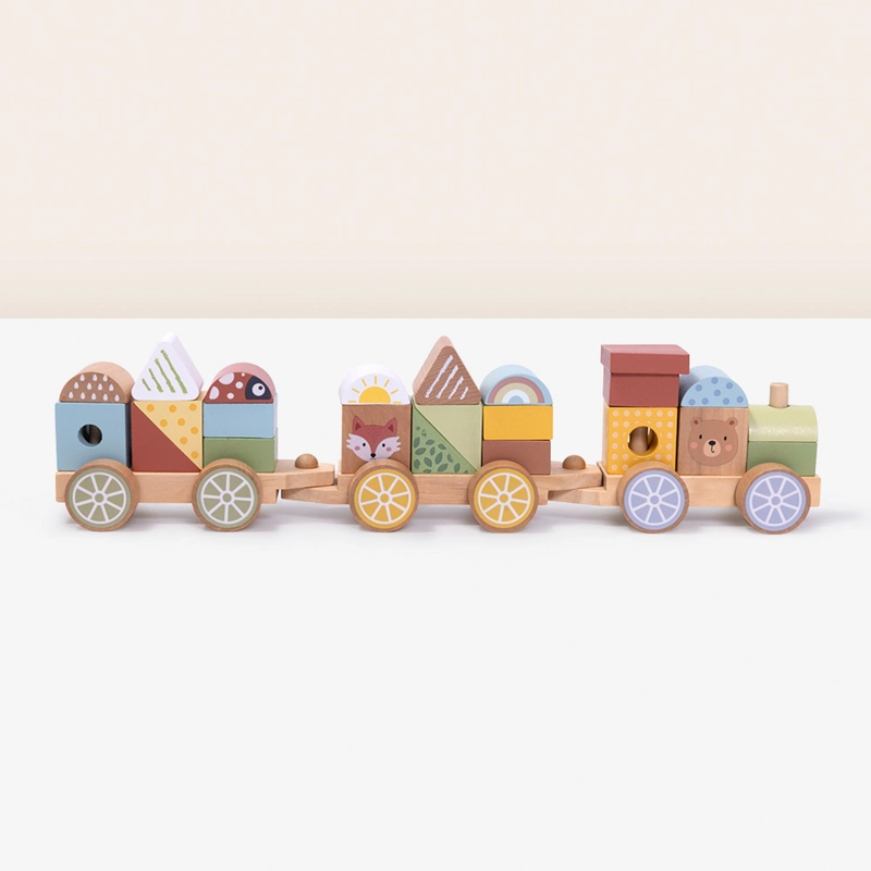 TREN APILABLE ANIMALES DEL  BOSQUE TOOKY TOY - 3