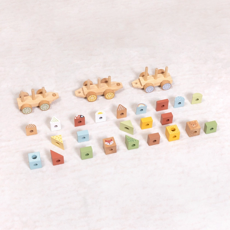 TREN APILABLE ANIMALES DEL  BOSQUE TOOKY TOY - 4